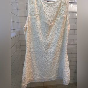 Express lace peplum top size small